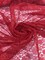 1 Yard Red Rachelle Lace Fabric For Table Runners Curtains Overlays Crafts Décor 58″-60″ Wide